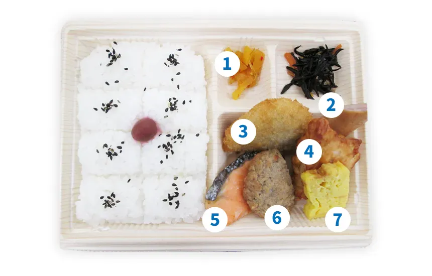 サンプル：幕の内弁当