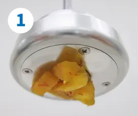 たくあん吸引保持の様子