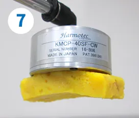 卵焼き吸引保持の様子